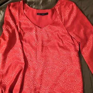 Satin  orange blouse